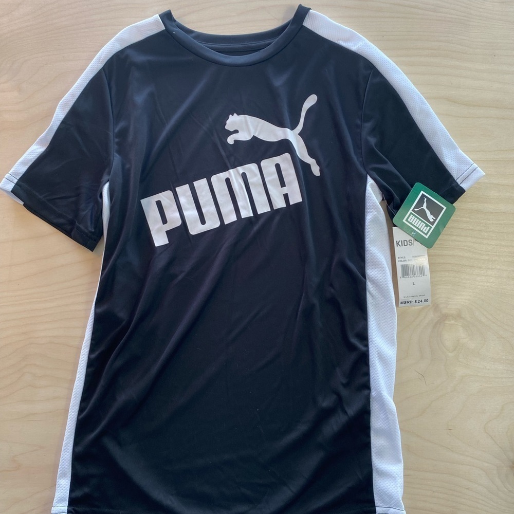 Puma Tee Size Youth Large (14/16) (EV)